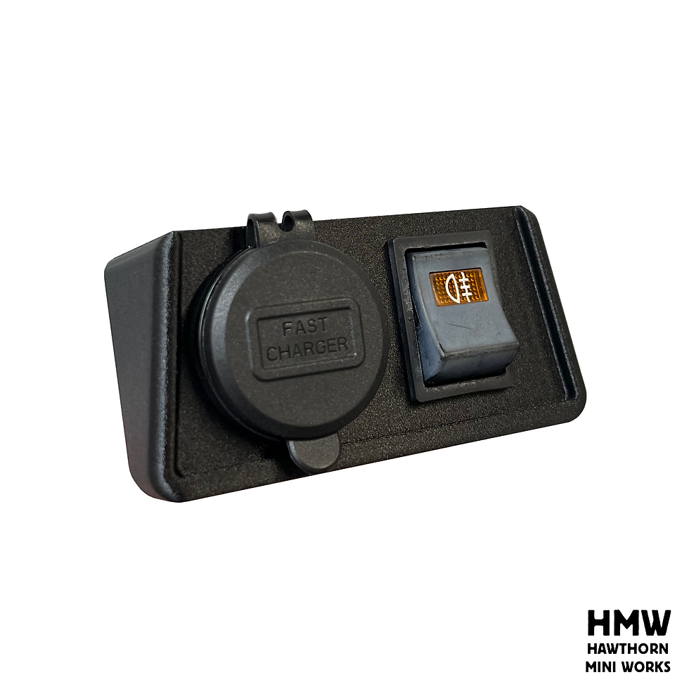 Thumbnail: Classic Mini Switch Panel with USB Port - 1x Rocker Switch