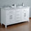 Thumbnail: Leigh 60" White Double Sink Vanity