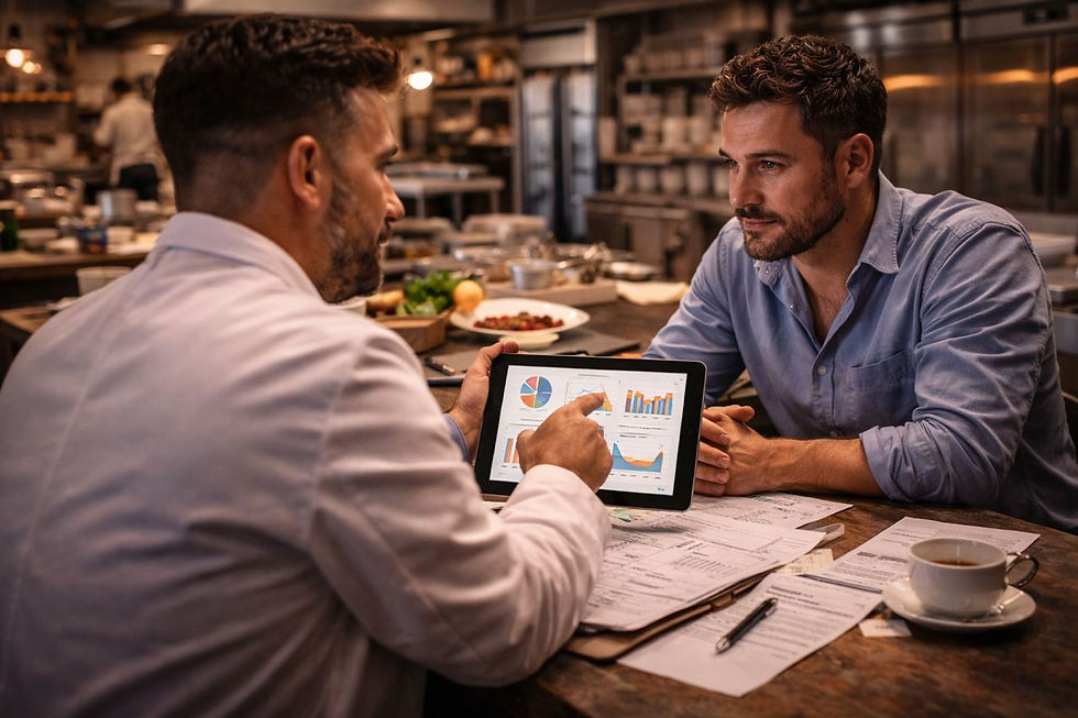 Asesoría gastronómica profesional de Alexis Kitchener para proteger la inversión al abrir restaurantes en USA y LATAM.