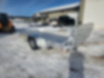 Thumbnail: New 2026 Aluma 77" x 12' Aluminum Utility Trailer w/Bi-Fold Gate