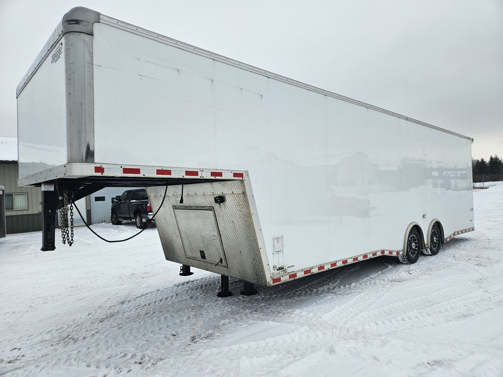 Used 2022 Bravo GN 8.5' x 34'  Enclosed Trailer