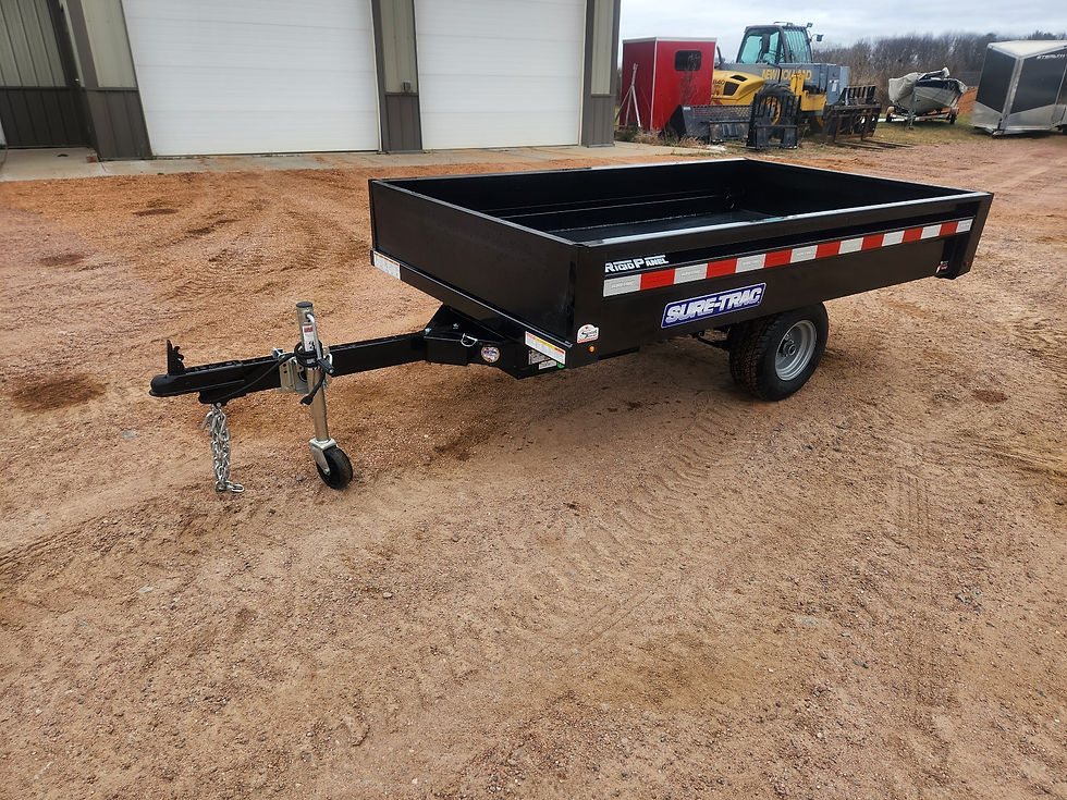 New 2025 Sure-Trac 4.5' x 8' Dump Trailer