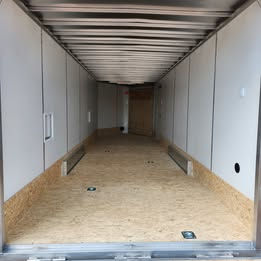 Thumbnail: New 2027 Lightning 7.5' x 29' Aluminum Enclosed Snowmobile Trailer