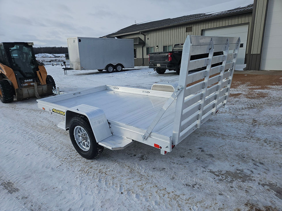 Thumbnail: New 2027 Aluma 72" x 10' H Aluminum Utility Trailer