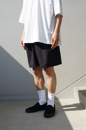 FAKIE STANCE DRAW CORD SHORT PANTS BLACK | GRAVITY FUKUOKA