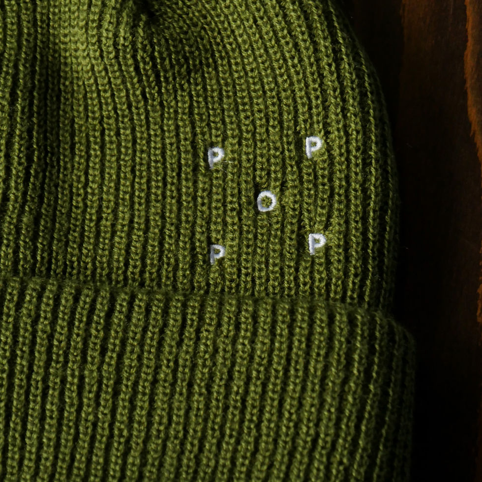 サムネイル： POP TRADING COMPANY BASIC BEANIE GREEN