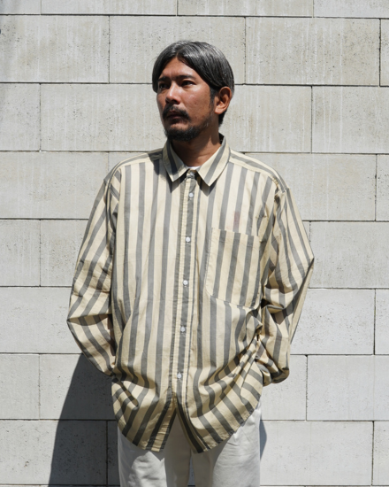 サムネイル： FAKIE STANCE Stripe Shirt CRM