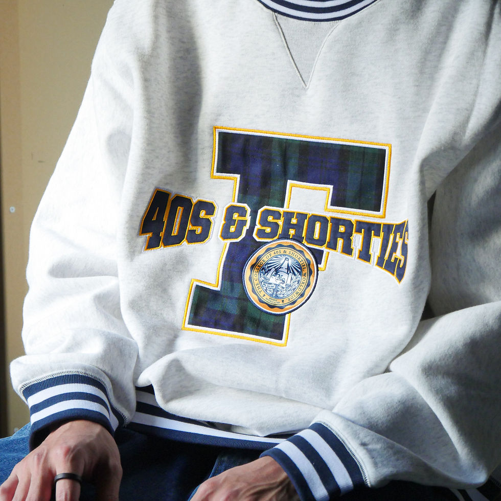 サムネイル： 40s & Shorties UPPER CLASSMAN CREW SWEATER