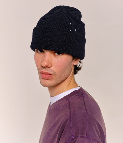帽子 everyone basic beanie (navy) everyone basic beanie (navy)