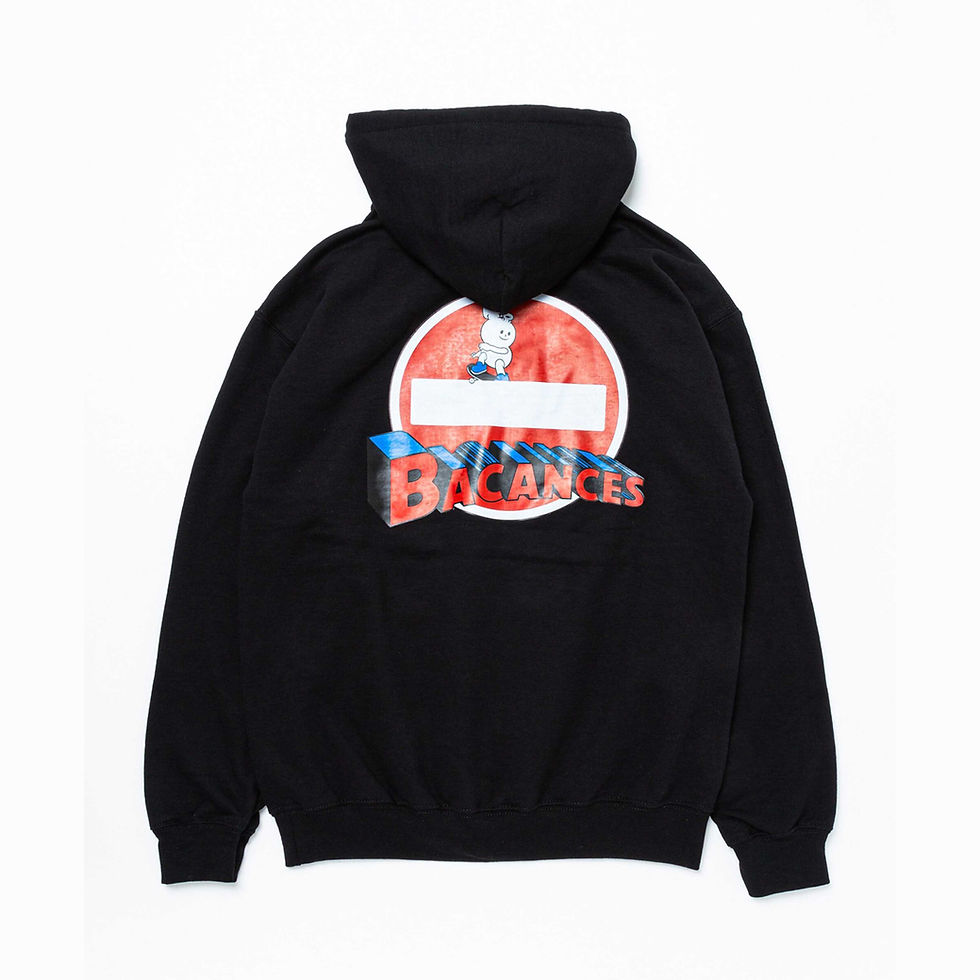 BACANCES BC HOODIE BONGMAN BLACK