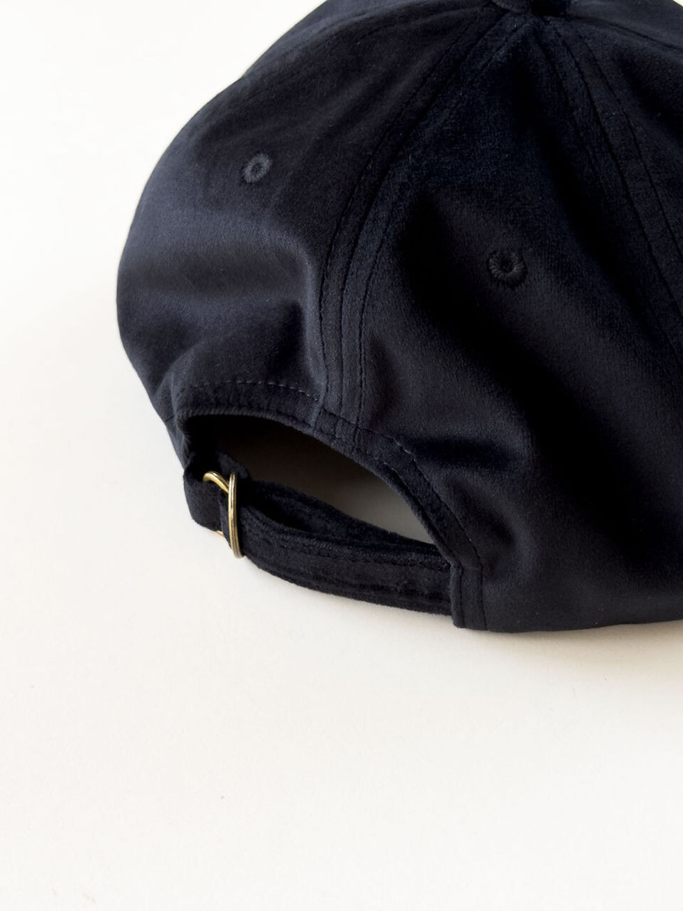 サムネイル： PORTFLOAT VELOUR CAP BLACK