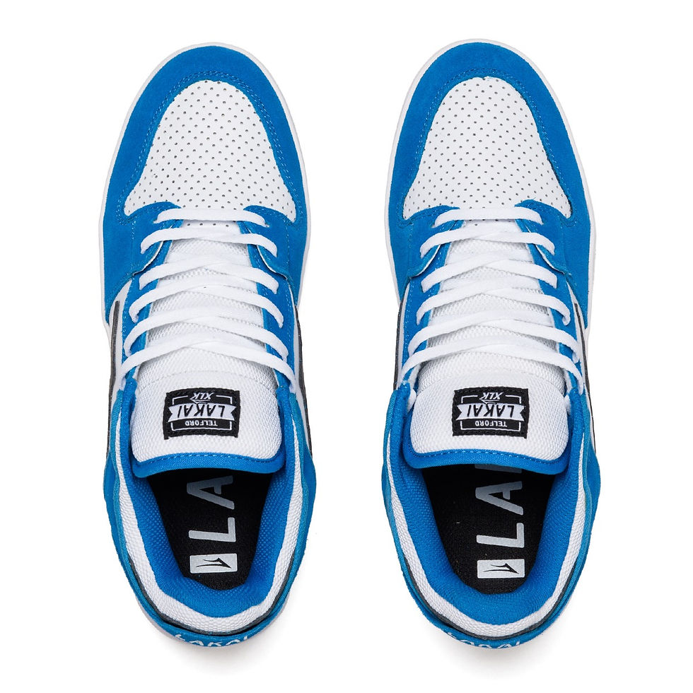 サムネイル： LAKAI TELFORD LOW MOROCCAN BLUE SUEDE