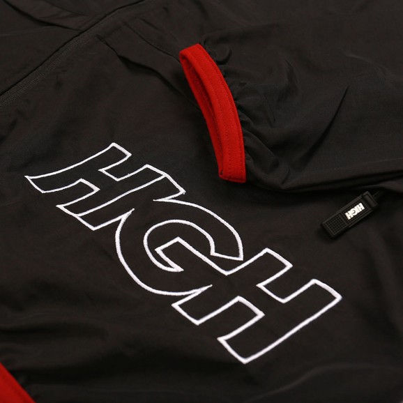 サムネイル： HIGH COMPANY SHELL JACKET LOGO BLACK