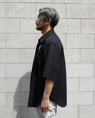 トップス FAKIE STANCE Heavy Tee BLK FAKIE STANCE WAFFLE MESH SHIRT BLK | GRAVITY FUKUOKA