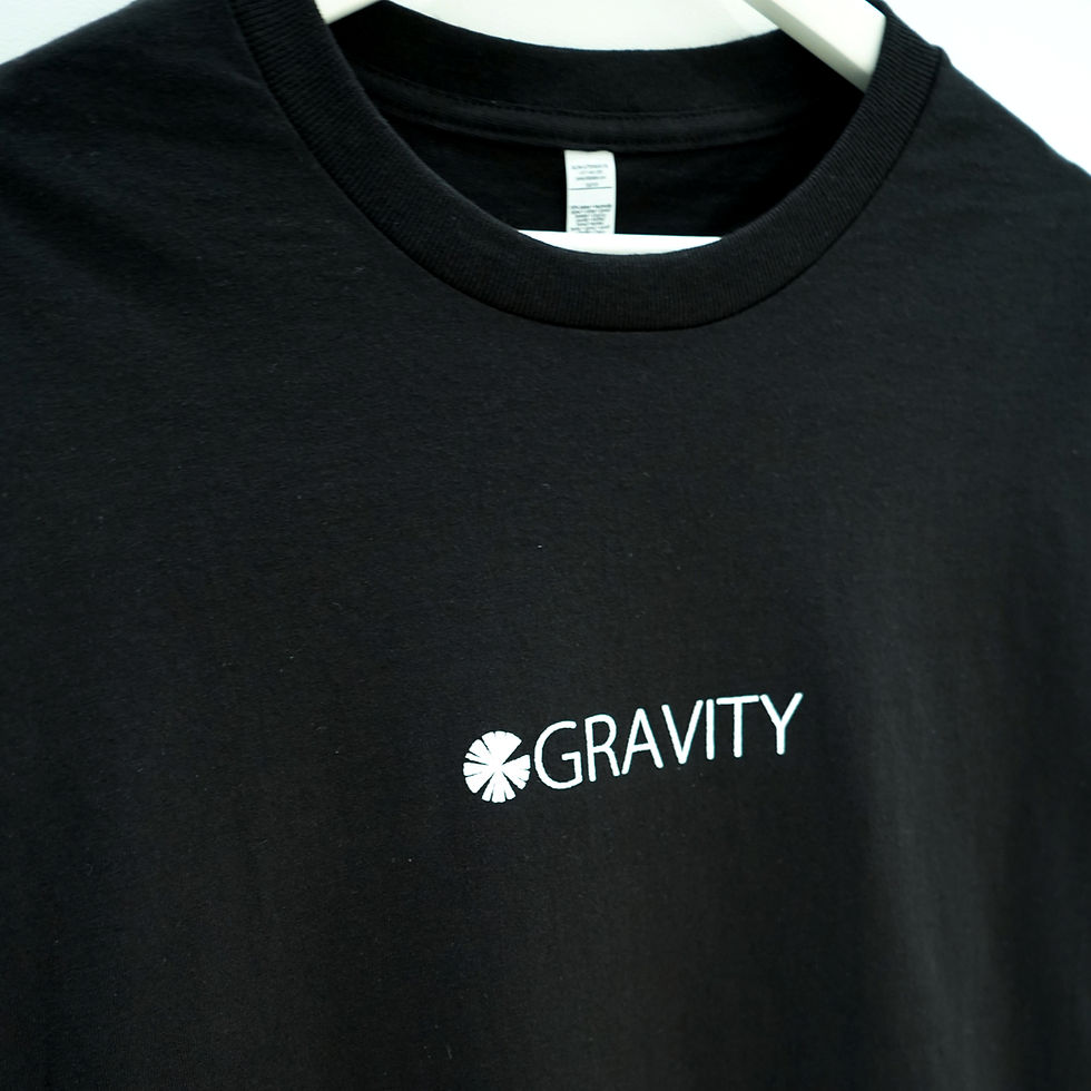 サムネイル： GRAVITY ORIGINALS LOGO TEE Black