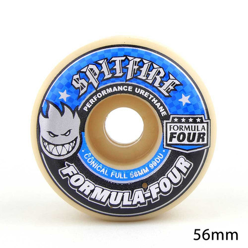 スピットファイア　スケボーウィール　ファーマル4 コニカルフル　56ミリ101a SPITFIRE WHEELS (スピットファイヤー) FORMULA FOUR CONICAL