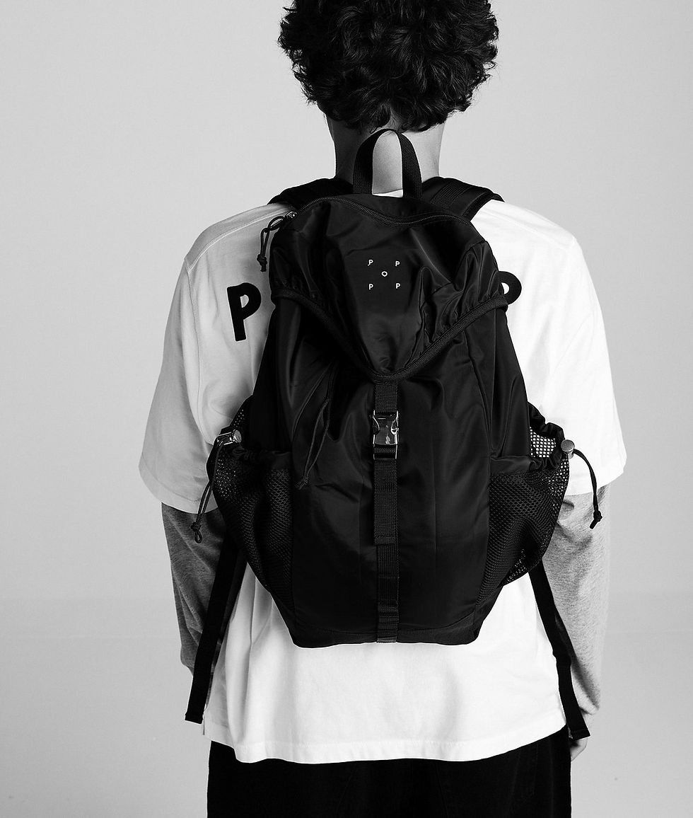 サムネイル： POP TRADING COMPANY Pop backpack BLACK