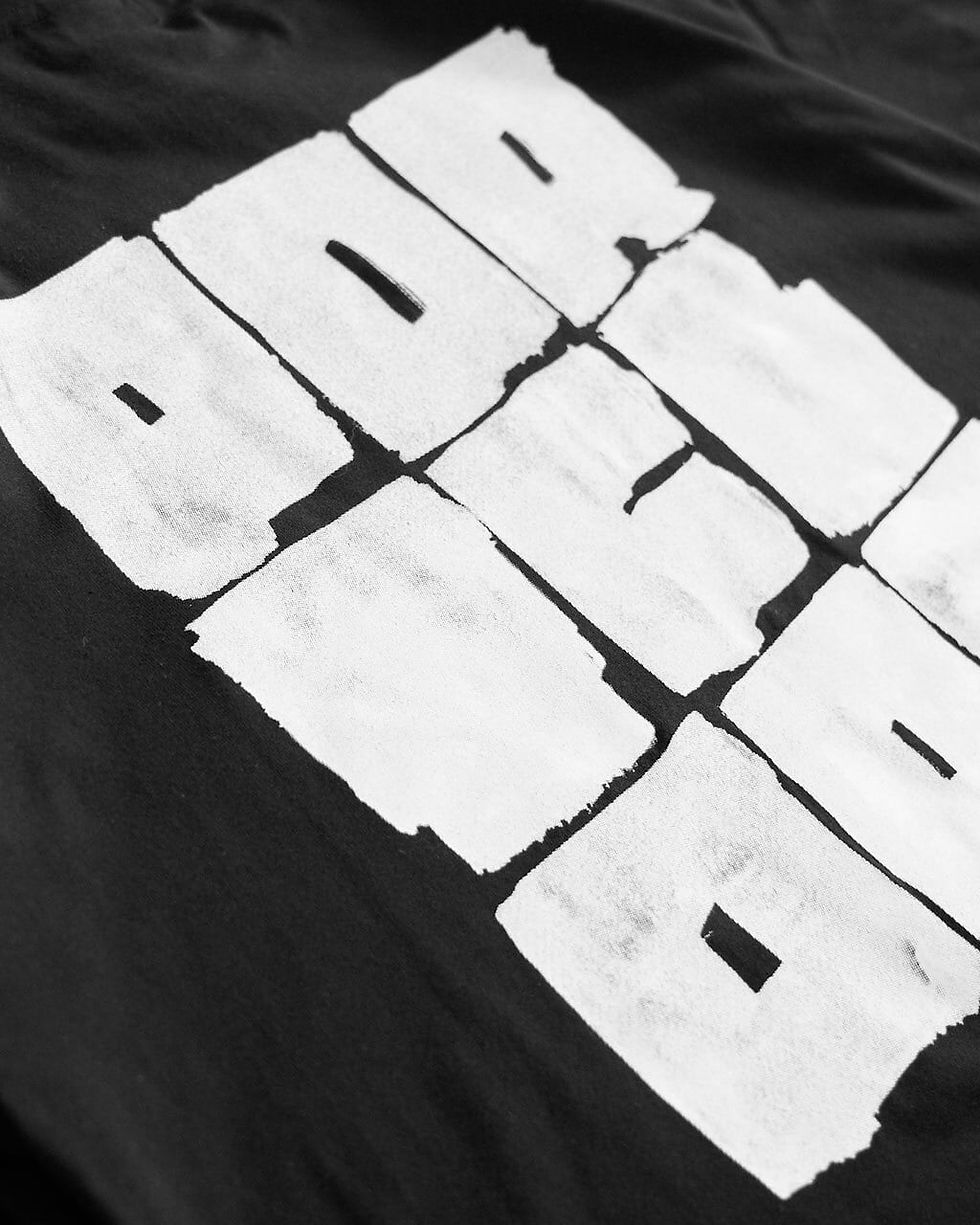 サムネイル： PORTFLOAT PAINT LOGO CROPPED T SHIRT