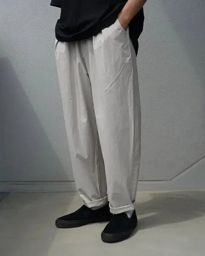 FAKIE STANCE D-50 NYLON STRETCH PANTS WHITE | GRAVITY FUKUOKA