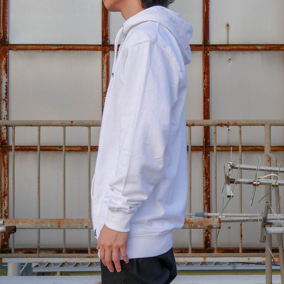 サムネイル： JSLV SIGNATURE PULL-OVER FLEECE WHITE