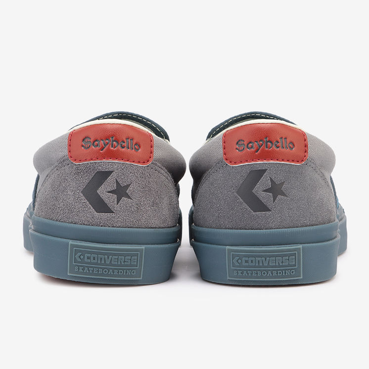 サムネイル： CONVERSE CS SLIP-ON SK SAYHELLO + BLUE/GREEN/GRAY