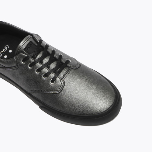 GRAVIS SKATEBOARDING FILTER LEATHER METAL/BLACK | GRAVITY FUKUOKA
