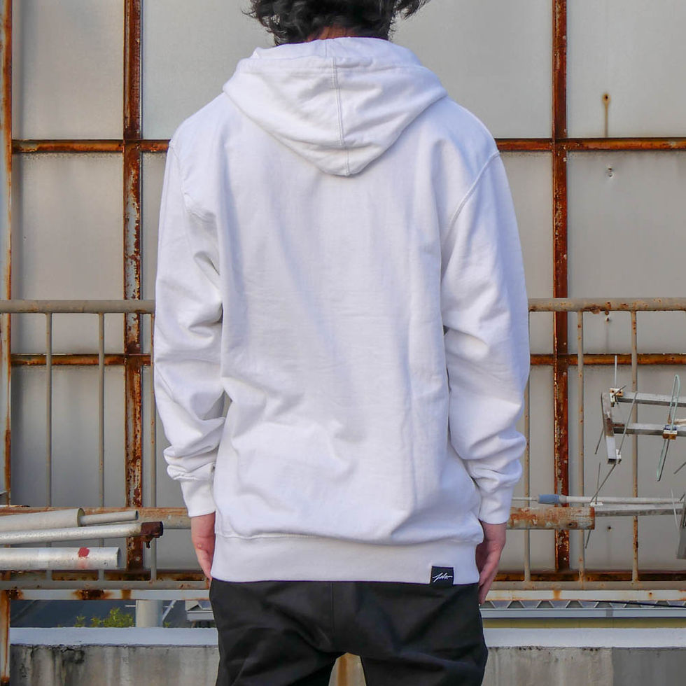 サムネイル： JSLV SIGNATURE PULL-OVER FLEECE WHITE