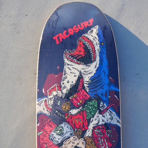 新品 tacosurfデッキ 9.0 hirotton TACOSURF MFG Toxic shark 9.0 art by Hirotton | GRAVITY FUKUOKA