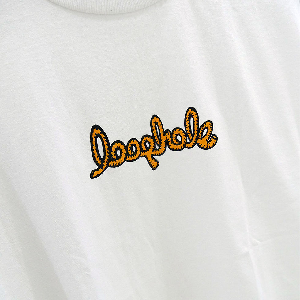 サムネイル： LOOPHOLE WHEELS Ropes Tee WHT