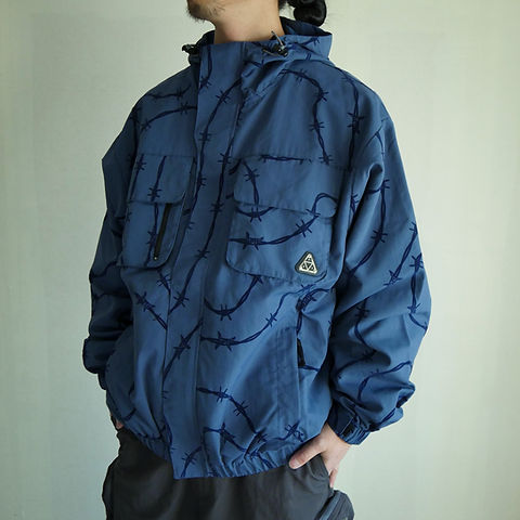 HUF ナイロンジャケット s RESERVOIR JACKET HUF RESERVOIR JACKET OIL BLUE | GRAVITY FUKUOKA