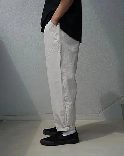 FAKIE STANCE D-50 NYLON STRETCH PANTS WHITE | GRAVITY FUKUOKA