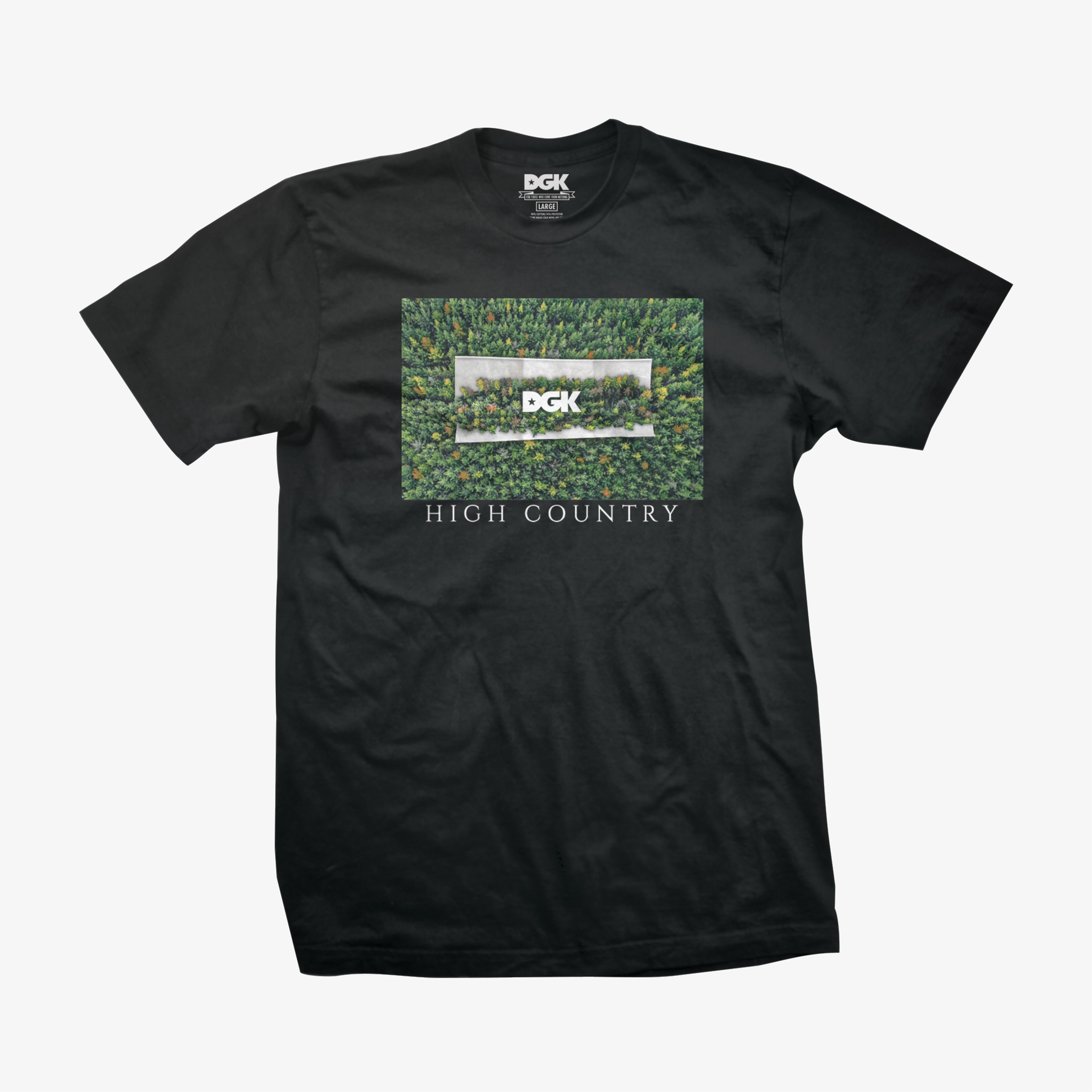 DGK HIGH COUNTRY TEE BLACK