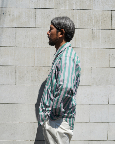 サムネイル： FAKIE STANCE Stripe Shirt PNK