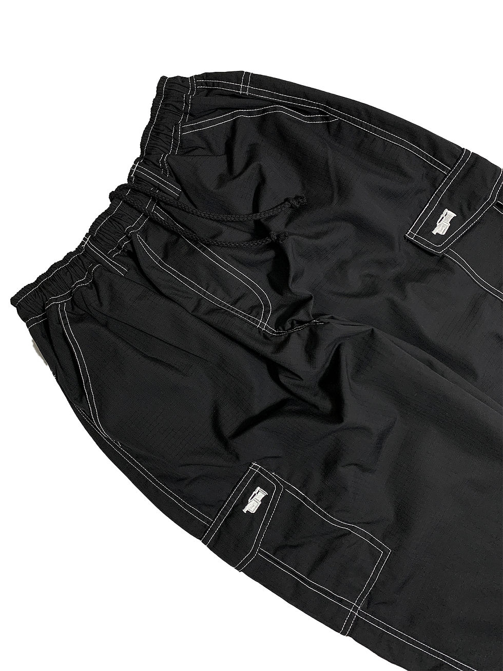 サムネイル： TELEVISISTAR VX1 BLACK CARGO RIPSTOP WHITE STITCHES