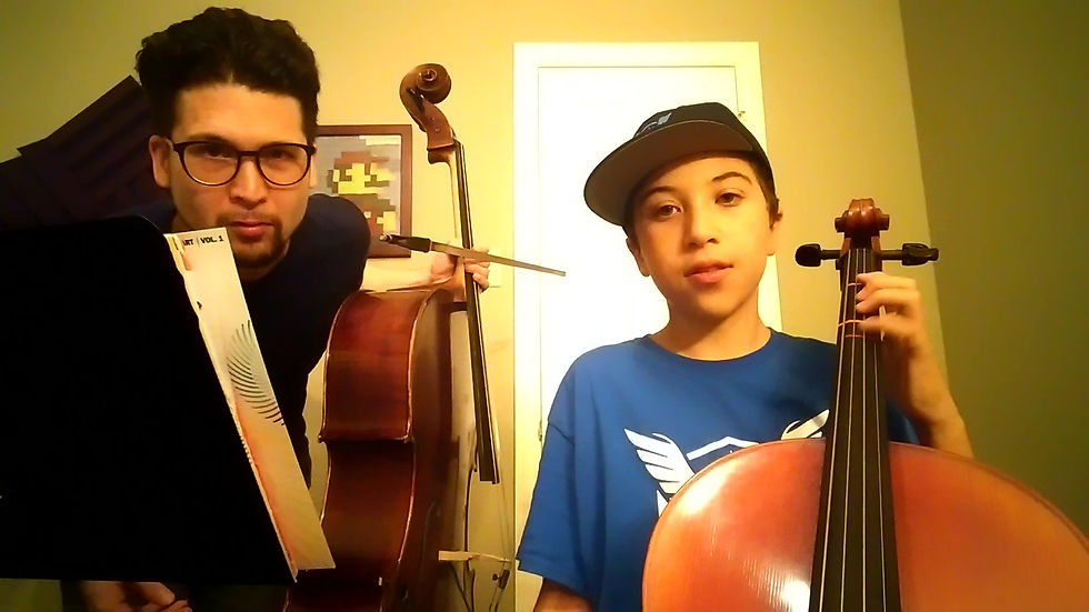 Cello in Selfie Mode