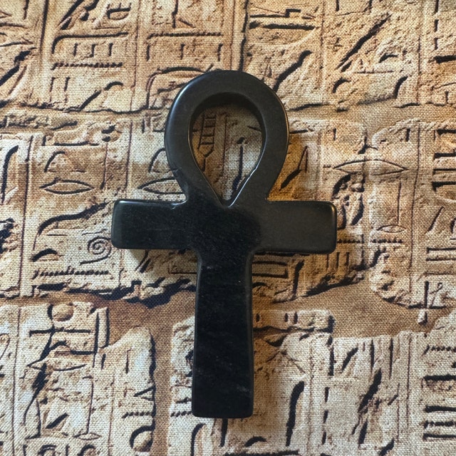 Ankh ☥ Egyptian Crystal Amulet | Prism + Fleur