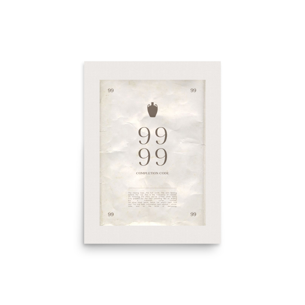 9999 Angel Number Frequency | Completion Code | Prism + Fleur