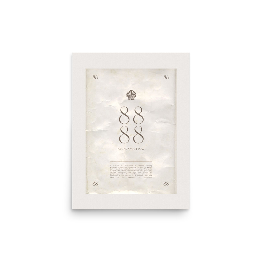 8888 Angel Number Frequency | Abundance Flow | Prism + Fleur