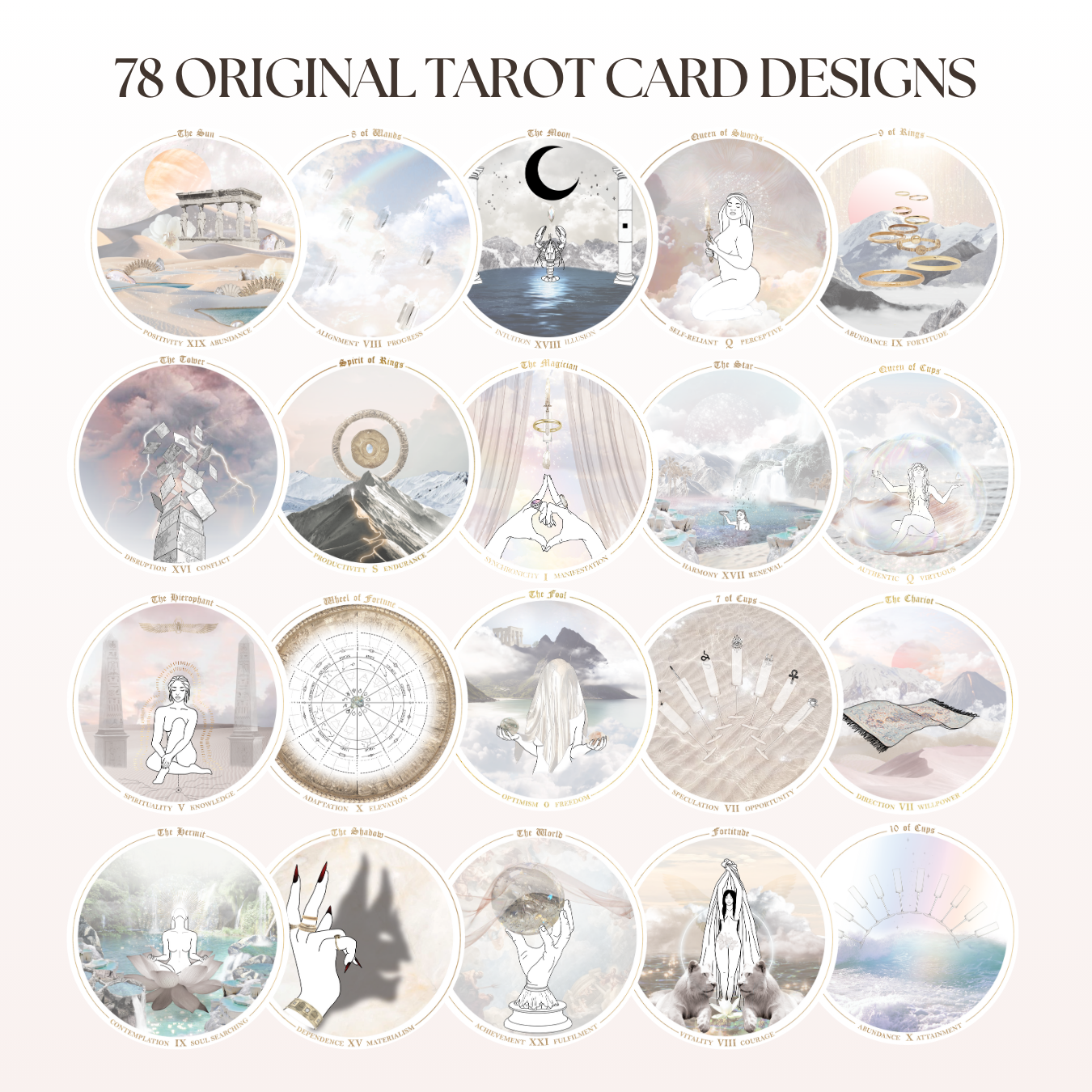 Accurate AF Tarot Deck | Prism + Fleur