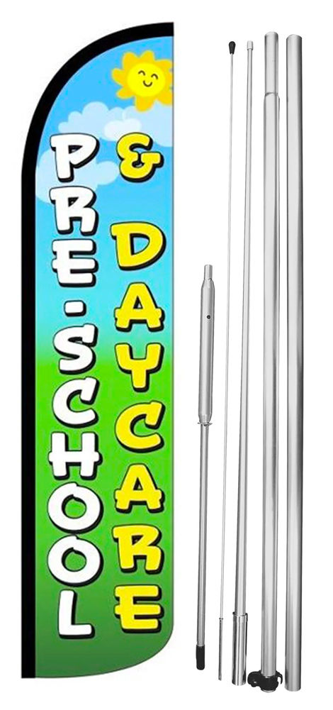 Thumbnail: FMF-1238 PRE-SCHOOL DAYCARE WINDLESS FLAG