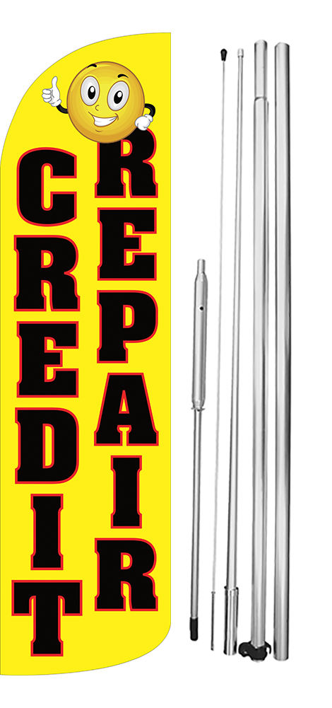 Thumbnail: FMF-387 CREDIT REPAIR WINDLESS FLAG