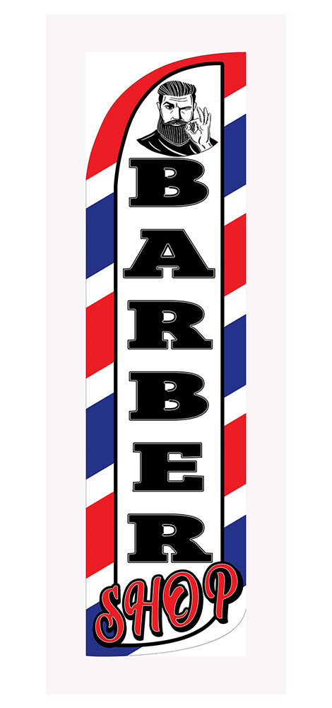 FMF-1126 BARBER SHOP WINDLESS FLAG