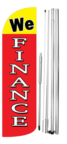 Easy Finance Swooper Flag Company Swooper Flags Easy Finance Full Curve Windless Swooper Flag & Pole Kit Used Cars For Sale Florida Easy Finance Swooper Flag Holder - Foto 10