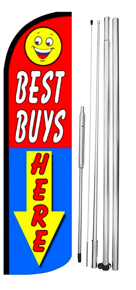 Thumbnail: FMF-1336 BEST BUYS HERE WINDLESS FLAG