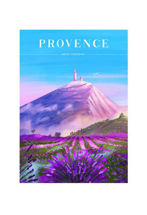 Affiche Provence par Vass Visual