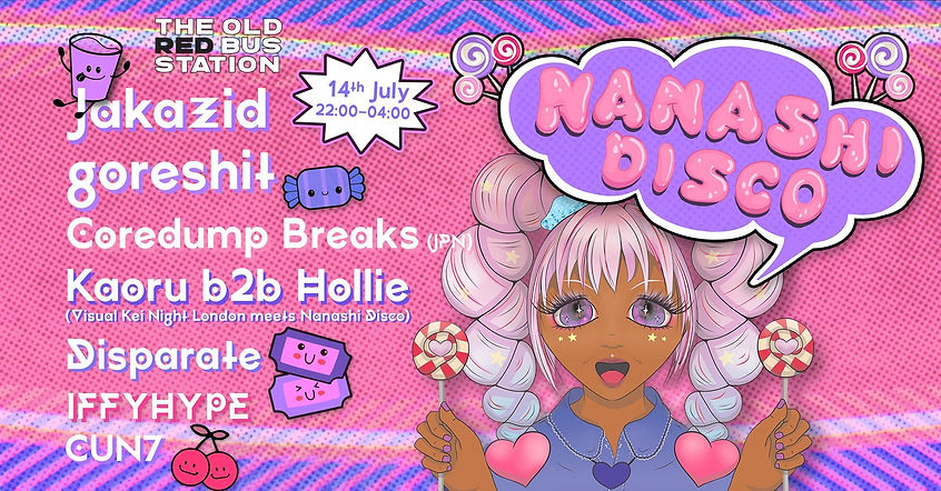 Nanashi Disco Vol.08 Candy theme in Leeds
