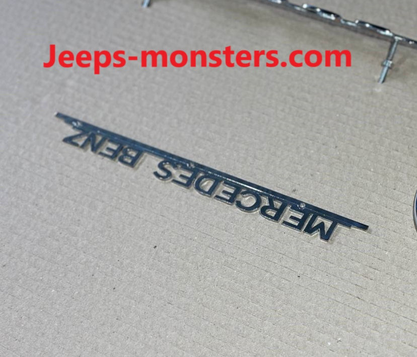 Mercedes emblem for the rocker panel.