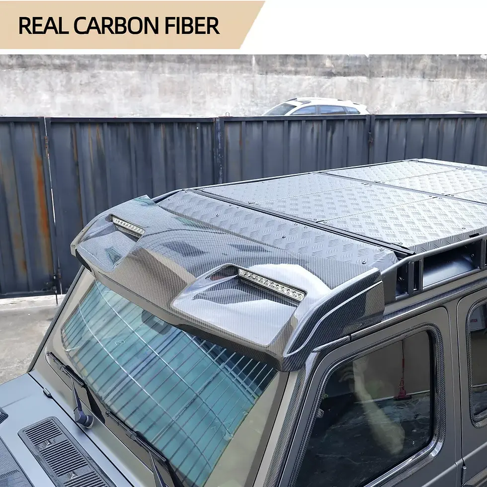 Thumbnail: roof spoiler for Gelendvagen 4x4, carbon.