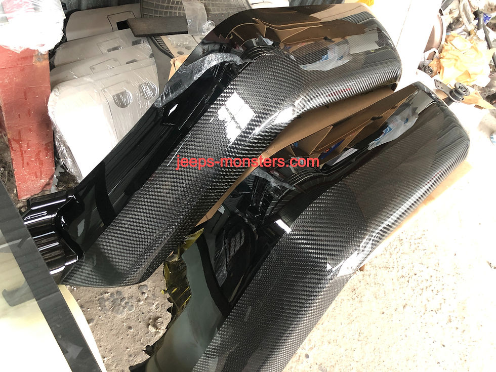 Thumbnail: Fender flares for Gelendvagen 4 × 4² (carbon) original style.