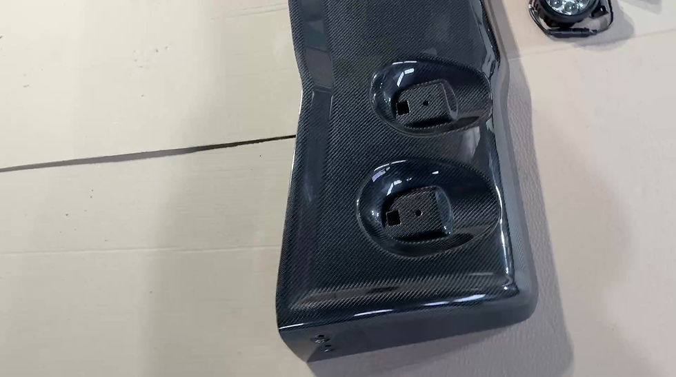 Thumbnail: Bra..s style carbon roof visor.